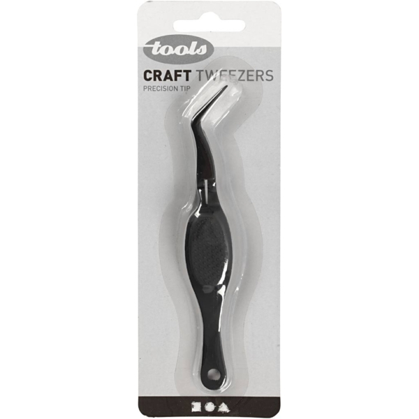 Pinzette mit Feder, L 12,5 cm, 1 Stk – Bild 4