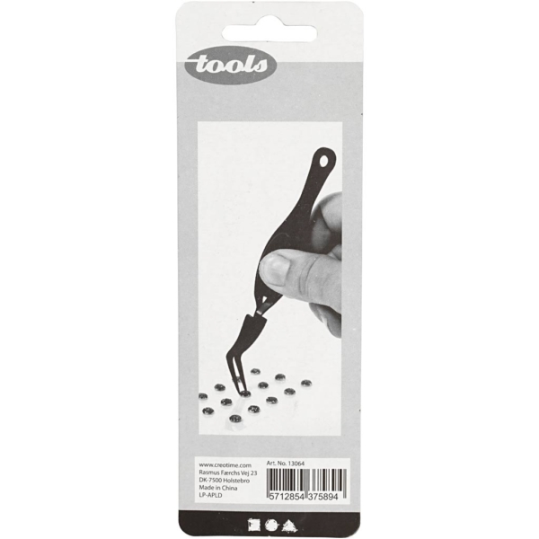 Pinzette mit Feder, L 12,5 cm, 1 Stk – Bild 5