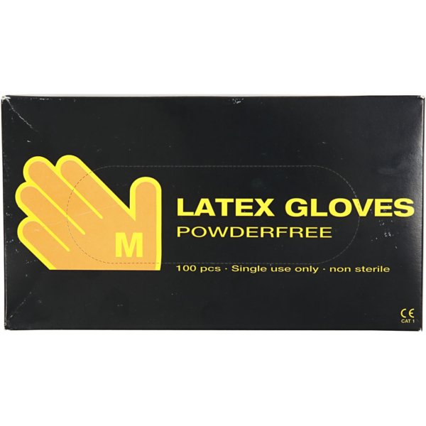Latex-Handschuhe, Größe medium , 100 Stk/ 1 Pck – Bild 3