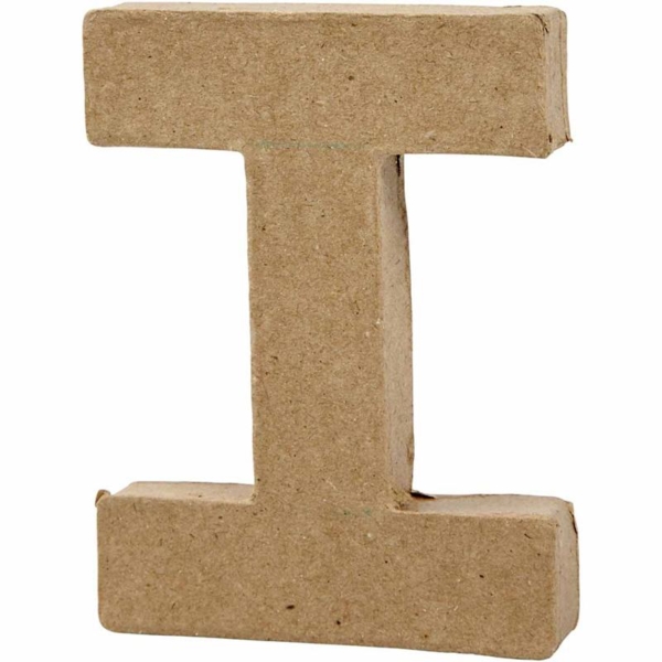 Buchstaben, I, H 10 cm, B 7,5 cm, Dicke 1,7 cm, 1 Stk – Bild 2