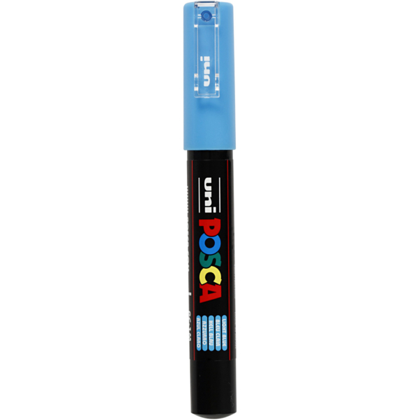 Posca Marker , Nr. PC-1M, Strichstärke 0,7 mm, Hellblau, 1 Stk
