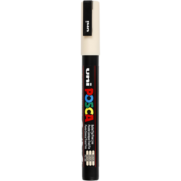 Posca Marker , Nr. PC-3M, Strichstärke 0,9-1,3 mm, Beige, 1 Stk