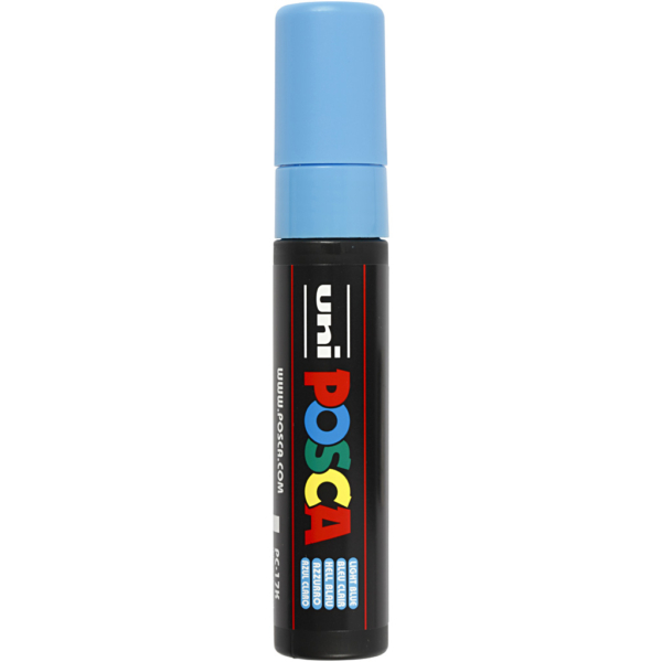 Posca Marker , Nr. PC-17K, Strichstärke 15 mm, Hellblau, 1 Stk