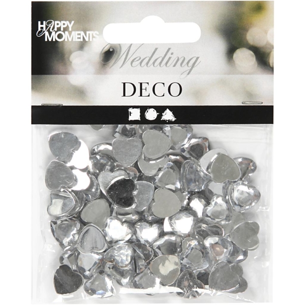 Strass, Größe 10 mm, Silber, 150 Stk/ 1 Pck – Bild 2