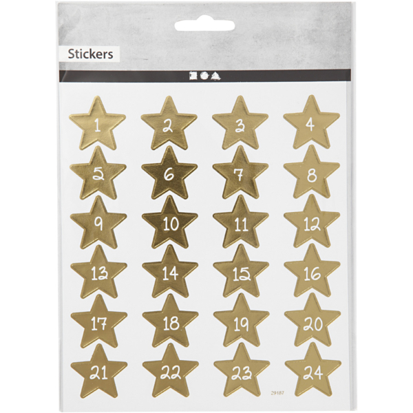 Sticker, Zahlen, 15x16,5 cm, 1 Bl. – Bild 2