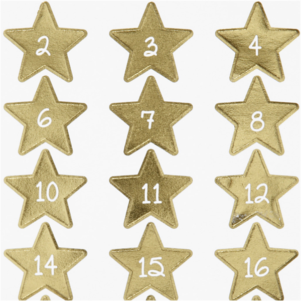 Sticker, Zahlen, 15x16,5 cm, 1 Bl. – Bild 3