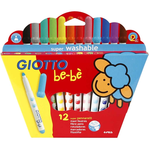 Filzstift, D 5 mm, Strichstärke 1-3 mm, Sortierte Farben, 12 Stk/ 1 Pck – Bild 3