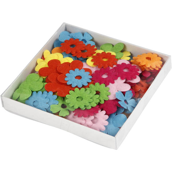 Blumen, Größe 35x45 mm, Dicke 1,2 mm, 135 Stk/ 1 Pck – Bild 4