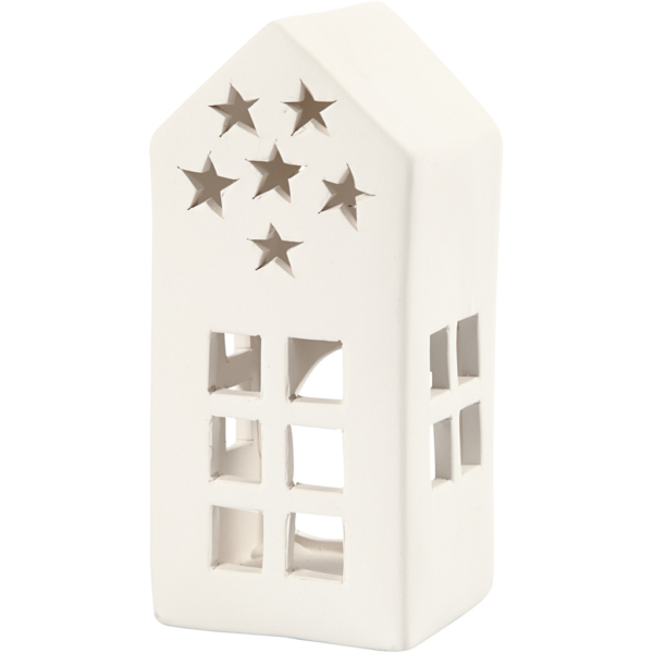 Teelicht-Behälter, H 16 cm, Größe 7x7 cm, Weiß, 8 Stk/ 1 Box – Bild 2