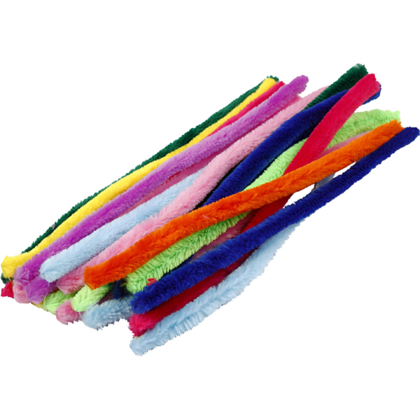 Pfeifenreiniger, L 30 cm, Dicke 15 mm, Sortierte Farben, 200 sort./ 1 Pck – Bild 3