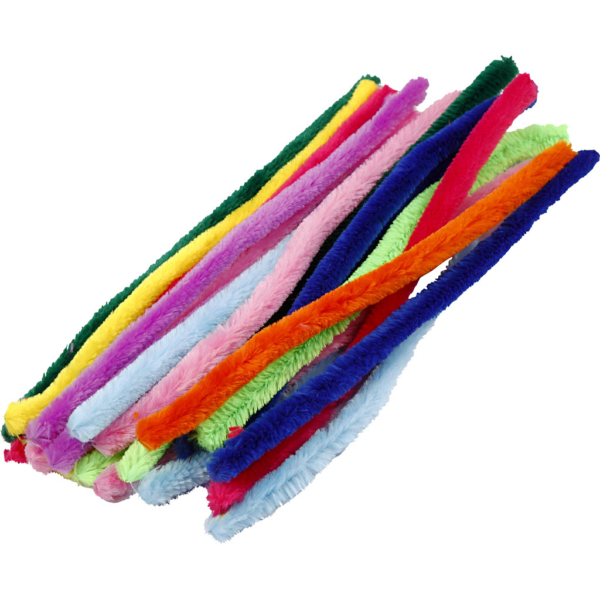 Pfeifenreiniger, L 30 cm, Dicke 15 mm, Sortierte Farben, 200 sort./ 1 Pck – Bild 4