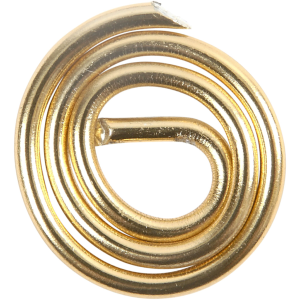 Aluminiumdraht, rund, Dicke 2 mm, Gold, 10 m/ 1 Rolle – Bild 4