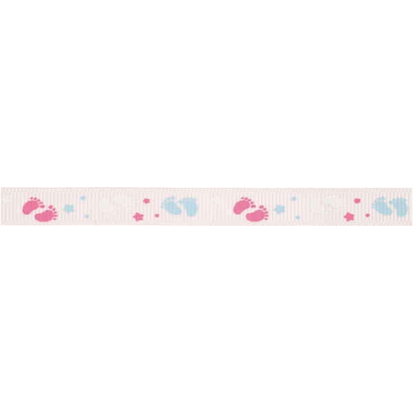 Dekoband, B 9 mm, Rosa, 5 m/ 1 Rolle – Bild 3