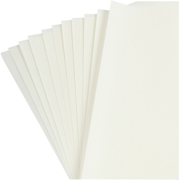 Leichtes, helles Papier, 30x30 cm, 80 g, Weiß, 12 Bl./ 1 Pck – Bild 3