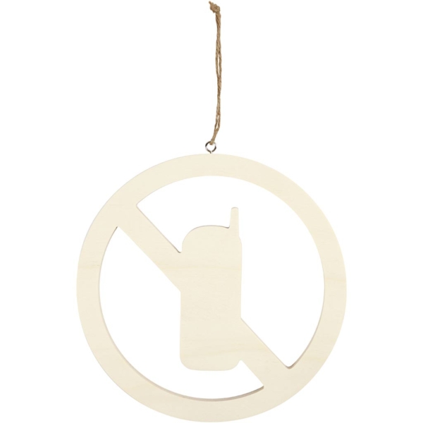 Schild, Keine Mobiltelefone, Größe 21,3 cm, Dicke 0,9 cm, 1 Stk