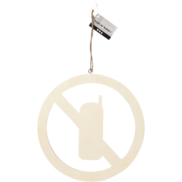Schild, Keine Mobiltelefone, Größe 21,3 cm, Dicke 0,9 cm, 1 Stk – Bild 2