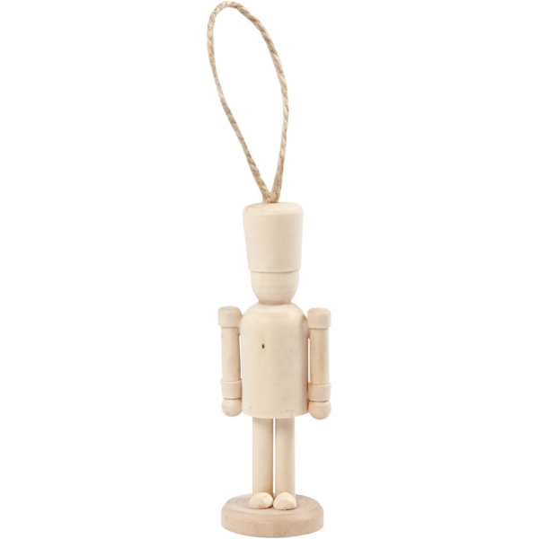Holzfigur, H 9 cm, B 3 cm, 1 Stk – Bild 2