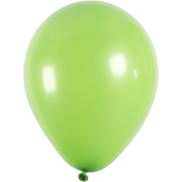 Ballons, rund, D 23 cm, Grün, 10 Stk/ 1 Pck – Bild 3