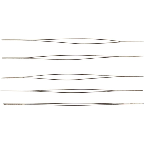 Perlnadel, L 6 cm, Dicke 0,3 mm, 5 Stk/ 1 Pck