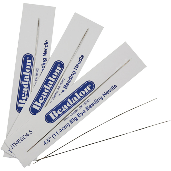 Perlnadel, L 6 cm, Dicke 0,3 mm, 5 Stk/ 1 Pck – Bild 2