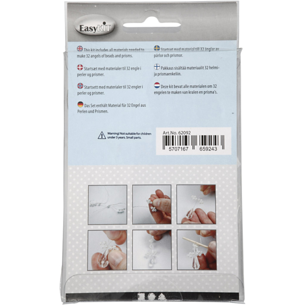Engel-Anhänger, H 2,8 cm, 32 Stk/ 1 Pck – Bild 2