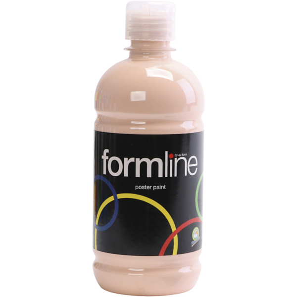 Abdeckfarbe, Matt, Beige, 500 ml/ 1 Fl.