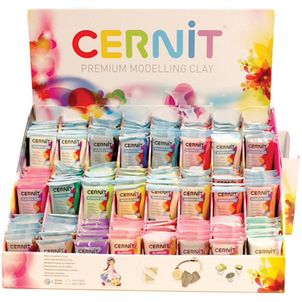 Cernit, Sortierte Farben, 24x6 Pck/ 1 Pck – Bild 2