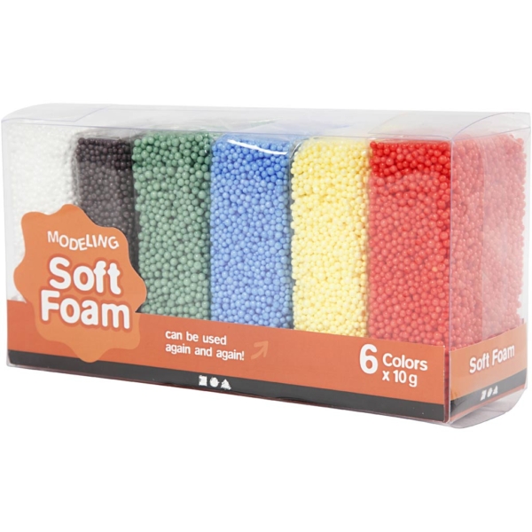 Soft Foam, Standard-Farben, 6x10 g/ 1 Pck – Bild 4