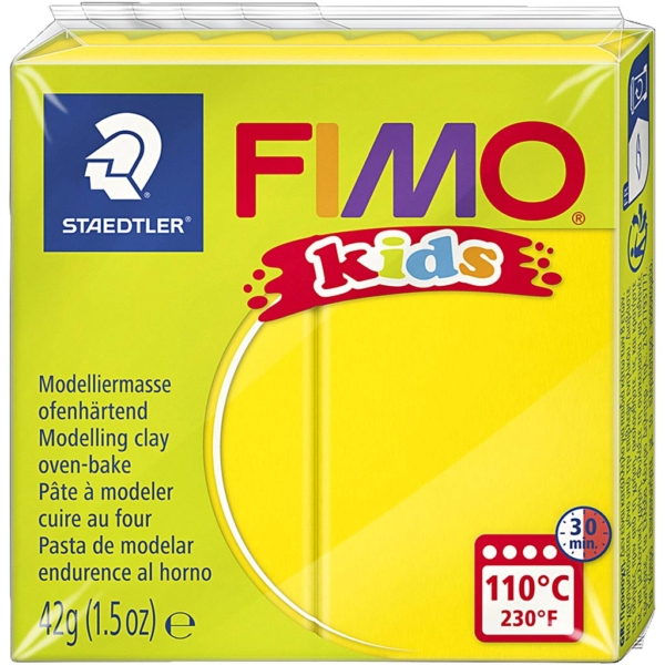 FIMO® Kids Clay, Gelb, 42 g/ 1 Pck