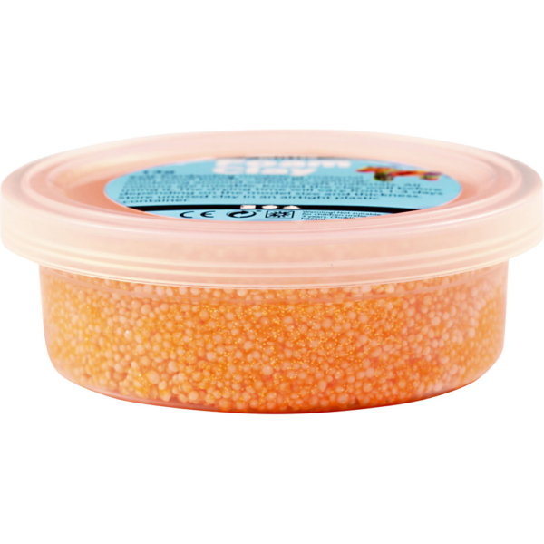 Foam Clay® , Glitter, Orange, 35 g/ 1 Dose – Bild 2