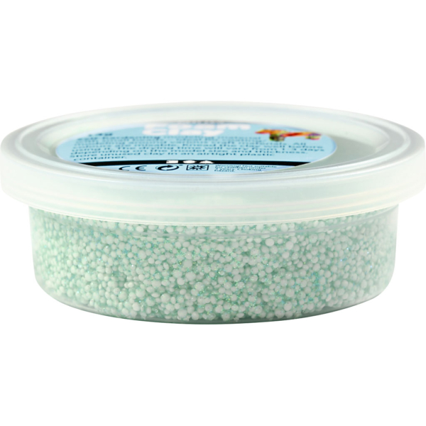 Foam Clay® , Glitter, Hellgrün, 35 g/ 1 Dose – Bild 2