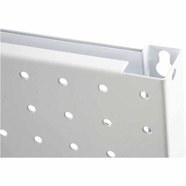 Perforierte Rückwand-Platten, H 850 mm, B 400 mm, Weiß, 1 Stk – Bild 2