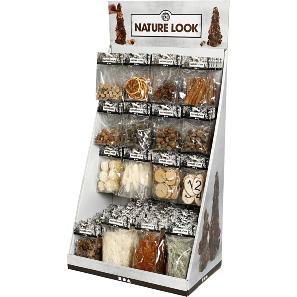 Tisch-Display - Naturmaterial, H 7400 mm, B 4400 mm, 120 Teile/ 1 Pck – Bild 2