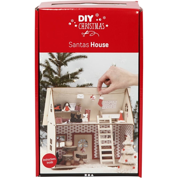 Materialset Weihnachtsmann-Haus, 1 Set – Bild 2