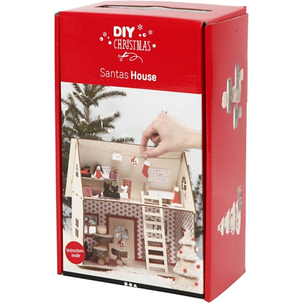 Materialset Weihnachtsmann-Haus, 1 Set – Bild 4