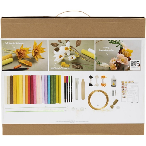 Maxi Kreativ Set Krepppapier, Blumen, Kreppanteil: 180%, 105 g, 1 Pck – Bild 3