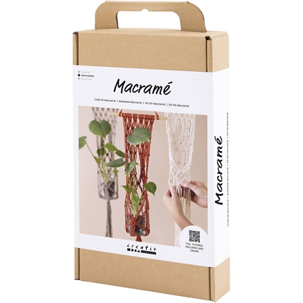 Kreativ Set Macramé, Blumenaufhänger, 1 Pck – Bild 3
