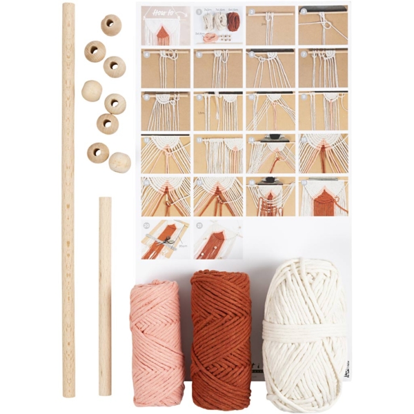 Kreativ Set Macramé, Wandschmuck, 1 Pck – Bild 4