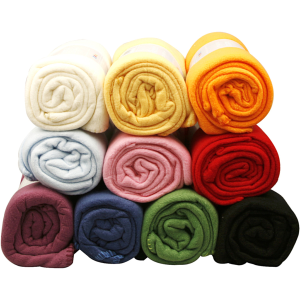 Fleece, L 125 cm, B 150 cm, Sortierte Farben, 10 Stk/ 1 Pck – Bild 2