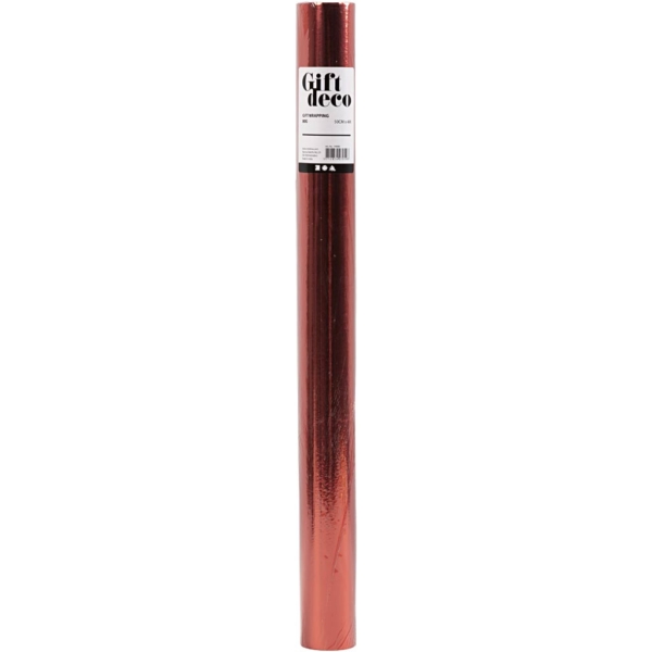 Geschenkpapier, B 50 cm, 65 g, Rot, 4 m/ 1 Rolle – Bild 2