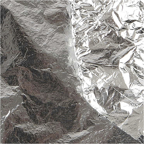 Blattmetall, 16x16 cm, Silber, 25 Bl./ 1 Pck, 0,625 m2 – Bild 3