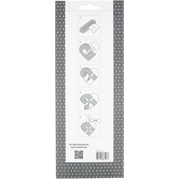Flechtherzen, Größe 14,5x10 cm, 120 g, 8 Set/ 1 Pck – Bild 6
