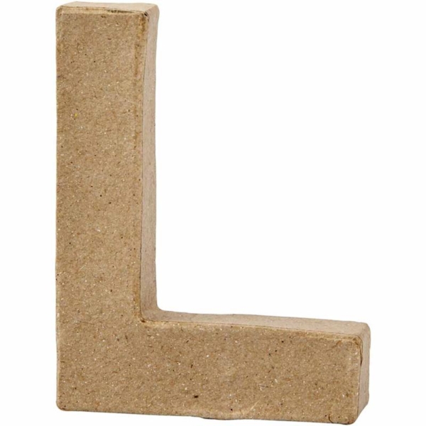 Buchstaben, L, H 10 cm, B 7,5 cm, Dicke 1,7 cm, 1 Stk – Bild 2