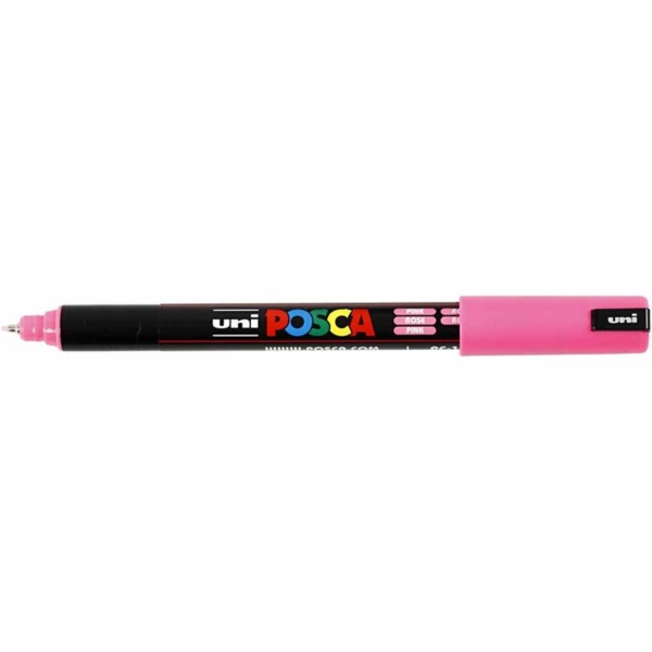 Posca Marker , Nr. PC-1MR, Strichstärke 0,7 mm, Pink, 1 Stk – Bild 3
