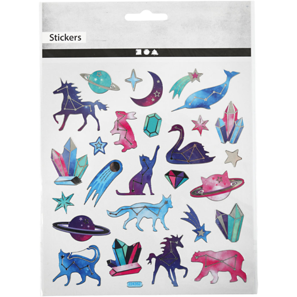 Sticker, Sternzeichen-Tiere, 15x16,5 cm, 1 Bl. – Bild 2