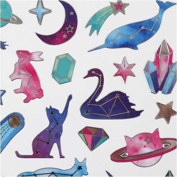 Sticker, Sternzeichen-Tiere, 15x16,5 cm, 1 Bl. – Bild 3