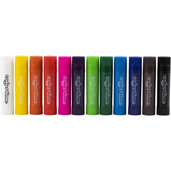 Soft Color Stick, L 8 cm, Sortierte Farben, 120 Stk/ 1 Pck, 6,5 g – Bild 3