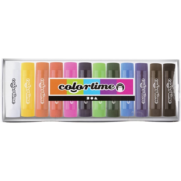 Soft Color Stick, L 8 cm, Sortierte Farben, 120 Stk/ 1 Pck, 6,5 g – Bild 4
