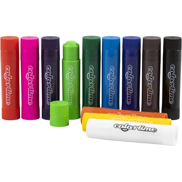 Soft Color Stick, L 8 cm, Sortierte Farben, 120 Stk/ 1 Pck, 6,5 g – Bild 5