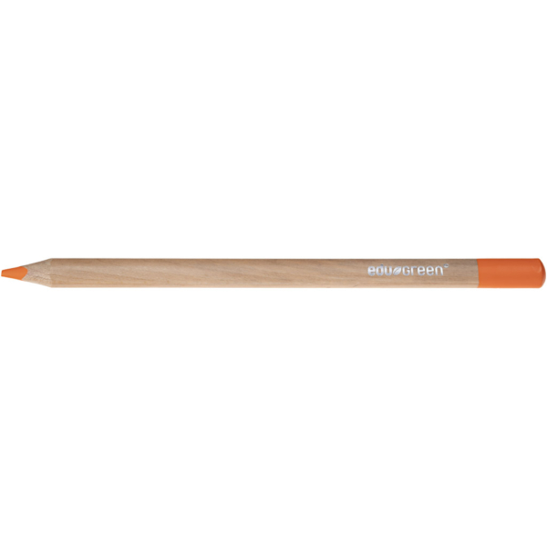 edu Green Jumbo-Buntstifte, Mine 5 mm, Orange, 10 Stk/ 1 Pck